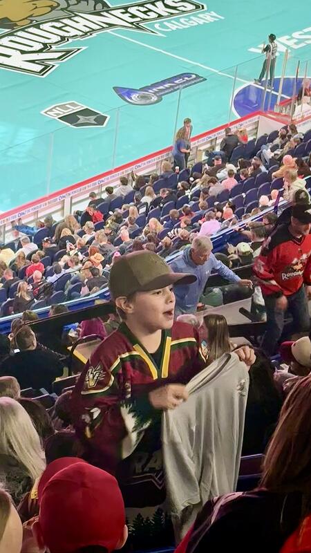 Team rinkside