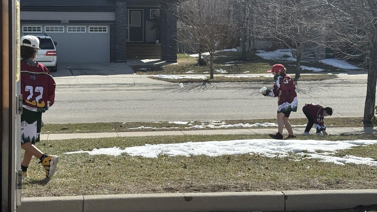Snowball fight